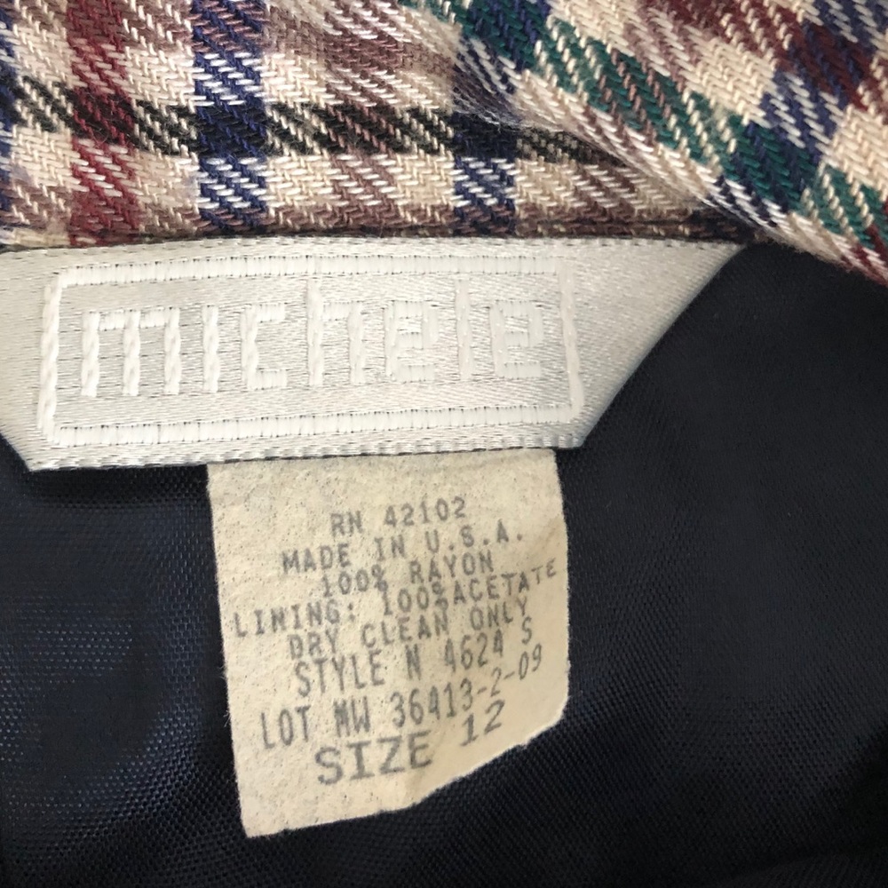 Checker Pattern Skirt - Picture 4 of 4